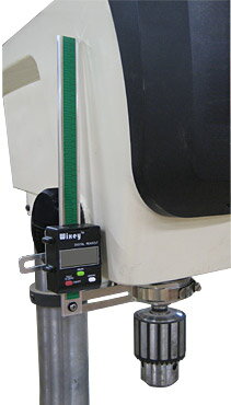 Wixey ボール盤用デプスゲージデジタル 目盛り ボール盤