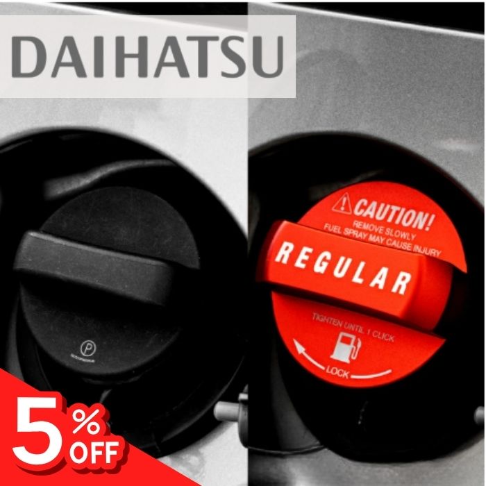 【100枚限定特別クーポン】【365日楽天倉庫発送】 給油口キャップ DAIHATSU ダイハツ ア タント ミラ ハイゼットカーゴ タフト アルミ製 給油キャップカバー ガソリン フューエルキャップカバー レギュラー レッド 給油 給油口 ガソリン ガス