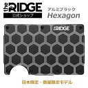 【日本限定 数量限定】 ザ リッジ アルミニウム ブラック ヘキサゴン マネークリップ Aluminum Hexagon Money Clip 楽天限定 the RIDGE 和デザイン カードケース スリム スキミング防止 ポイントカードケース スリム財布 薄い財布 ビジネス カード入れ コンパクト