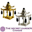 THE-SECRET-GARDEN シノワズリ ナプキンリング 紫禁城 テーブルコーデ 【アンティーク風 雑貨 ゴールド シルバー ナプキンホルダー 結婚式 披露宴 クリスマス テーブル装飾 ナフキン リング パーティー ディナー 食器飾り 高級 豪華】 ザ・シークレットガーデン シノワ