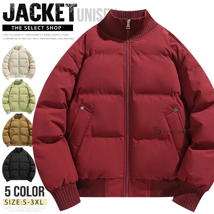 樂天商城 - 中綿ジャケット メンズ レディース ビジネス 厚地 キルティング ジャケット ダウンジャケット 厚手ジャケット ショート丈 中綿コート ハイネック 防寒ジャケット ブルゾン 防寒 アウター 大きいサイズ 暖か 秋冬 防寒着 防風 冬服 冬物