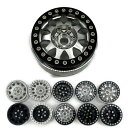 4個セット RCクローラーホイールリム 1.9インチ 1:10 六角12mm SCX10 TRX4 CC02 型番:40107
