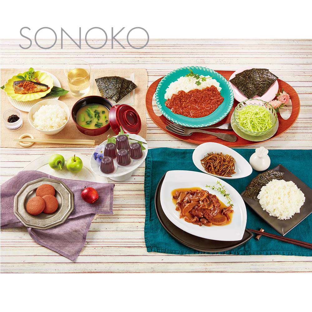 SONOKO レトルト総菜 ノンオイル 無添加常温グルメ献立セット35食3食+間食+夜食×7日分洋食 和食 中華 デザート レトルトおかず ソノコ