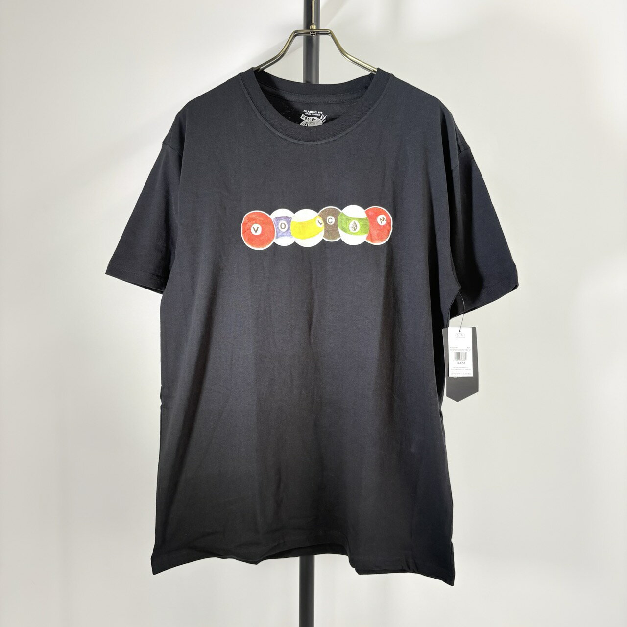 ＼お買い物マラソンpt5倍／〈アウトレット〉 VOLCOM ボルコム FA SETH CONBOY RACK EM SST 半袖Tシャツ BLACK