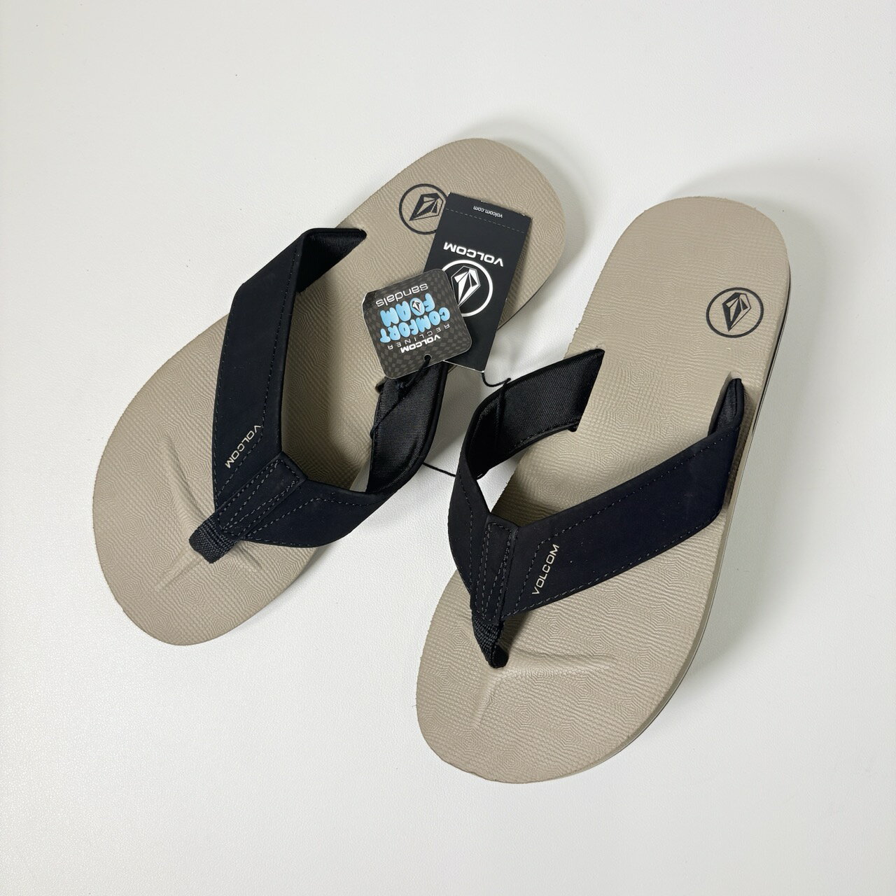 ＼お買い物マラソンpt5倍／〈アウトレット〉VOLCOM ボルコム VICTOR SANDALS ビーチサンダル V0812351 KHA カーキ 2024SS
