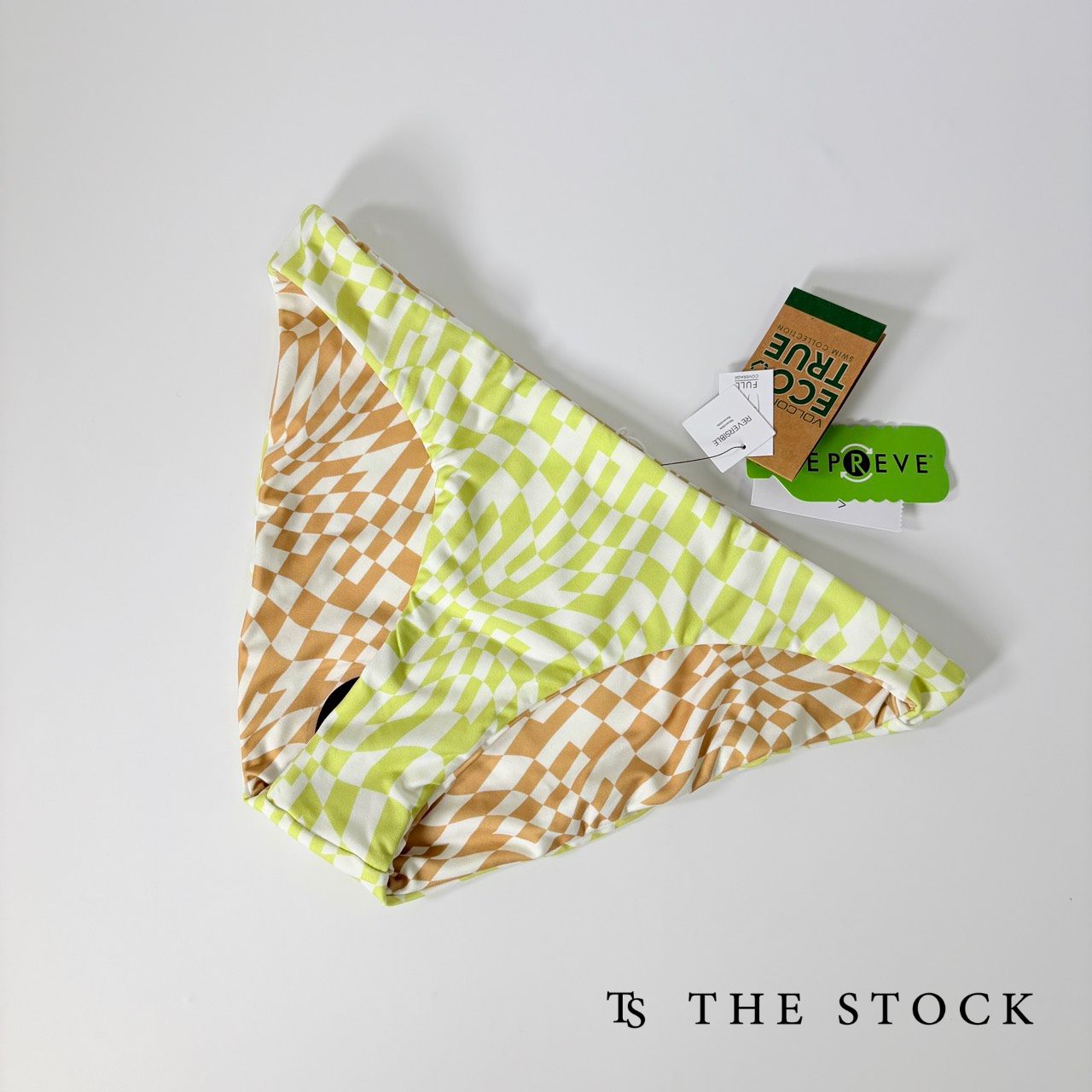 ＼お買い物マラソンpt5倍／〈アウトレット〉 VOLCOM ボルコム CHECK HER OUT HIPSTER 水着 ビキニ ショーツ O2212306 LMA グリーン系/ホワイト/ベージュ系