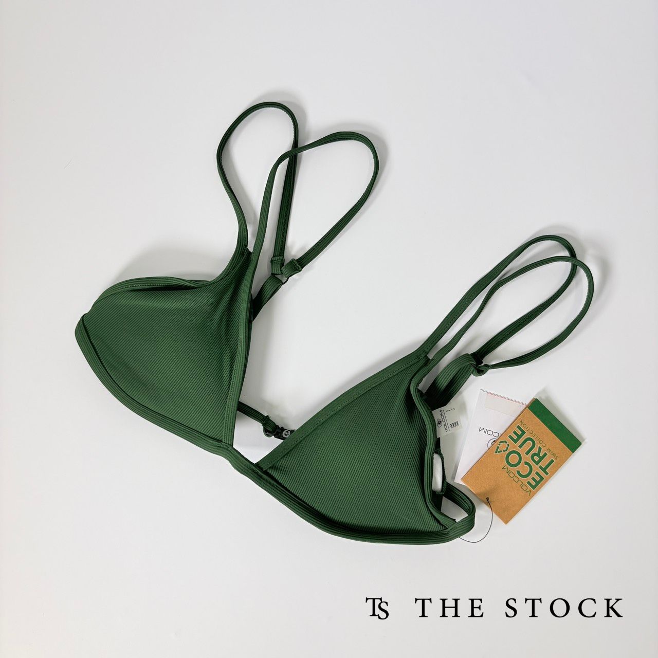 ＼お買い物マラソンpt5倍／〈アウトレット〉 VOLCOM ボルコム SIMPLY RIB TRI 水着 ビキニ O1412001 GRN グリーン
