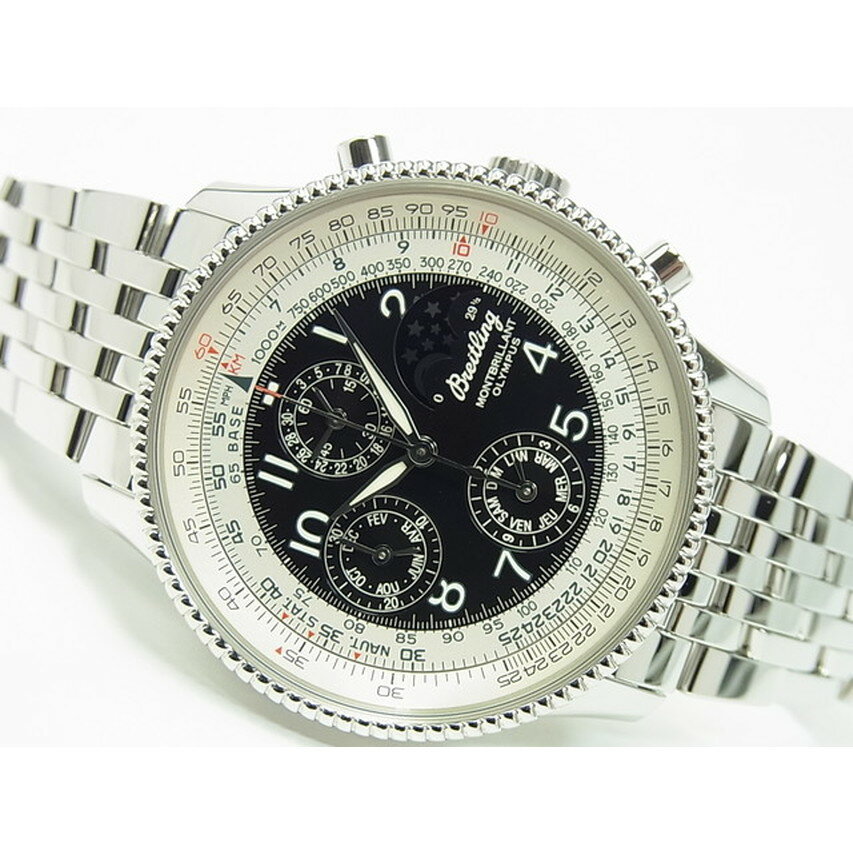 【中古】ブライトリング（BREITLING）モンブリラン・オリンパス　ブレス仕様　A191B74NP ...