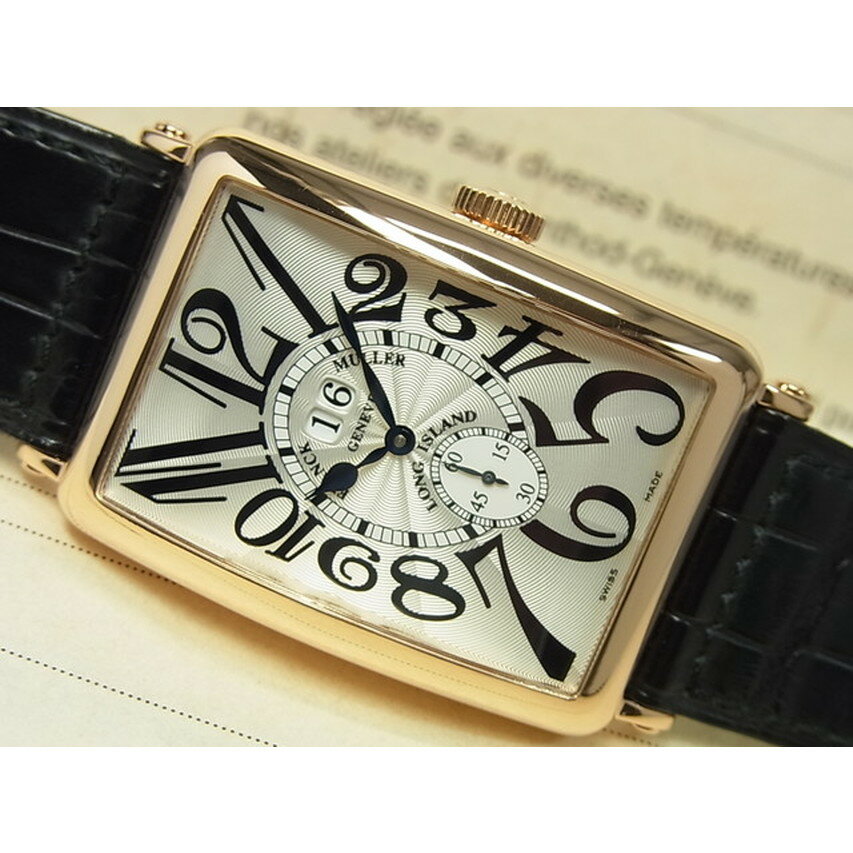 【中古】フランク・ミュラー（FRANCK MULLER)　ロングアイランド　グランギシェ　18KPG ...
