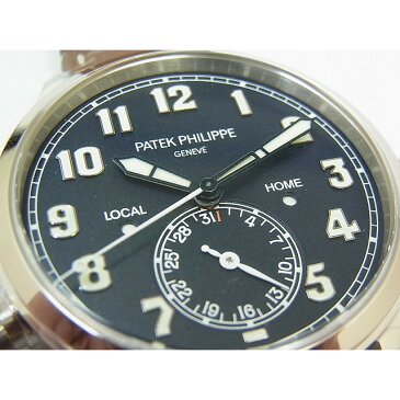 【中古】パテックフィリップ(PATEKPHILIPPE) 5524G-001 カラトラバ パイロット トラベルタイム 18KWG 2018年 国内正規品 未使用品