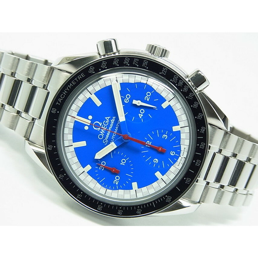 【中古】オメガ（OMEGA)　スピードマスター・レーシング　ブルー文字盤　Ref.3510-81