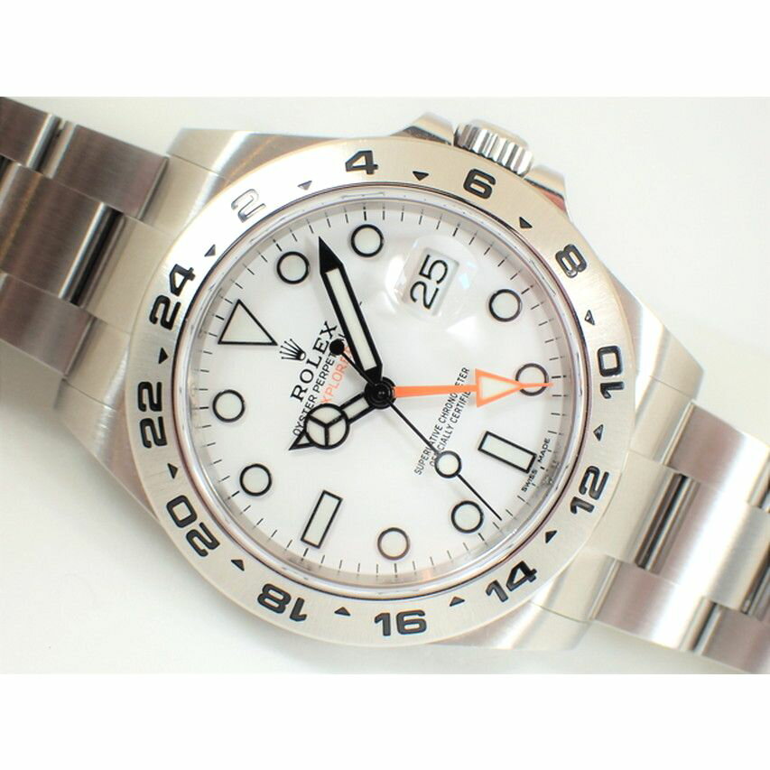 【中古】ロレックス（ROLEX）エクスプローラーII　216570　ホワイト　ランダム品番　正規品