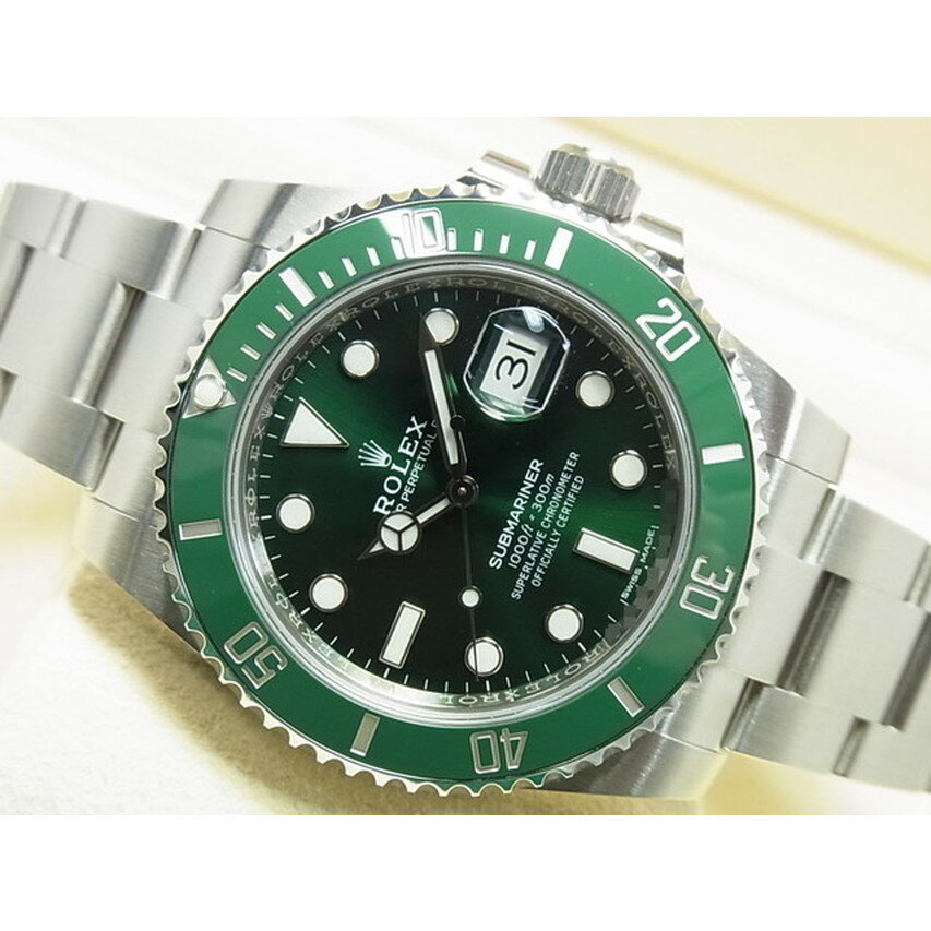 【中古】ロレックス（ROLEX）グリーンサブ　116610LV　2019年購入　国内正規品