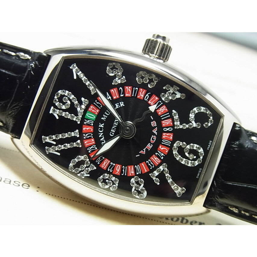 【中古】フランク ミュラー（FRANCK MULLER）ヴェガス・ジョーカー　18KWG　5850V ...