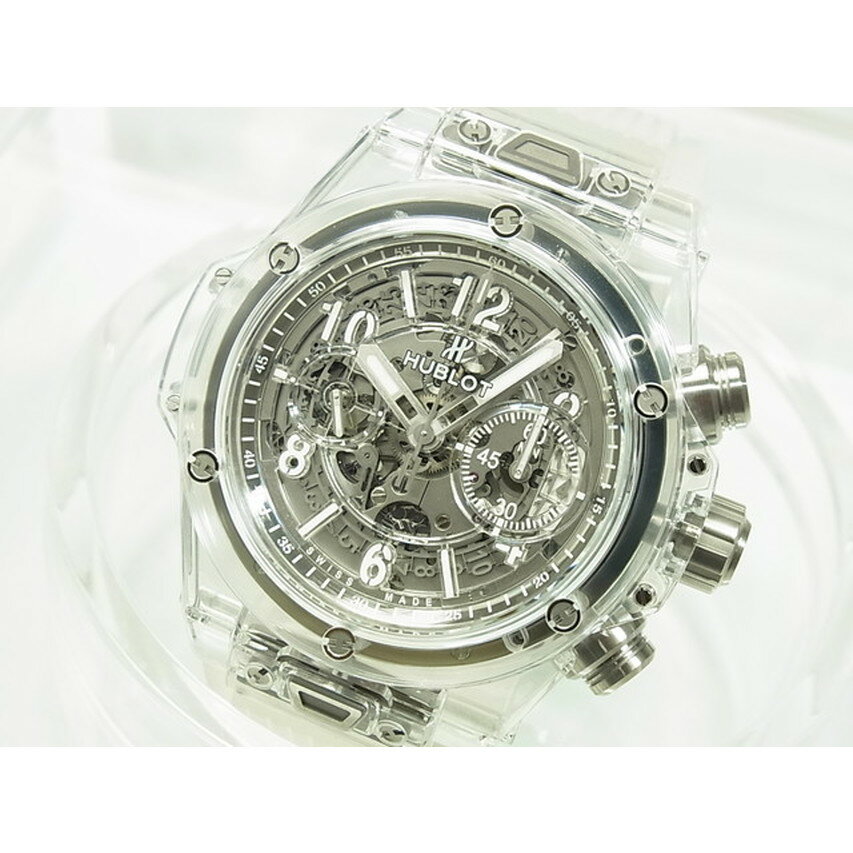 【中古】ウブロ（HUBLOT）ビッグバン・ウニコ　サファイア　411.JX.4802.RT　500本限定