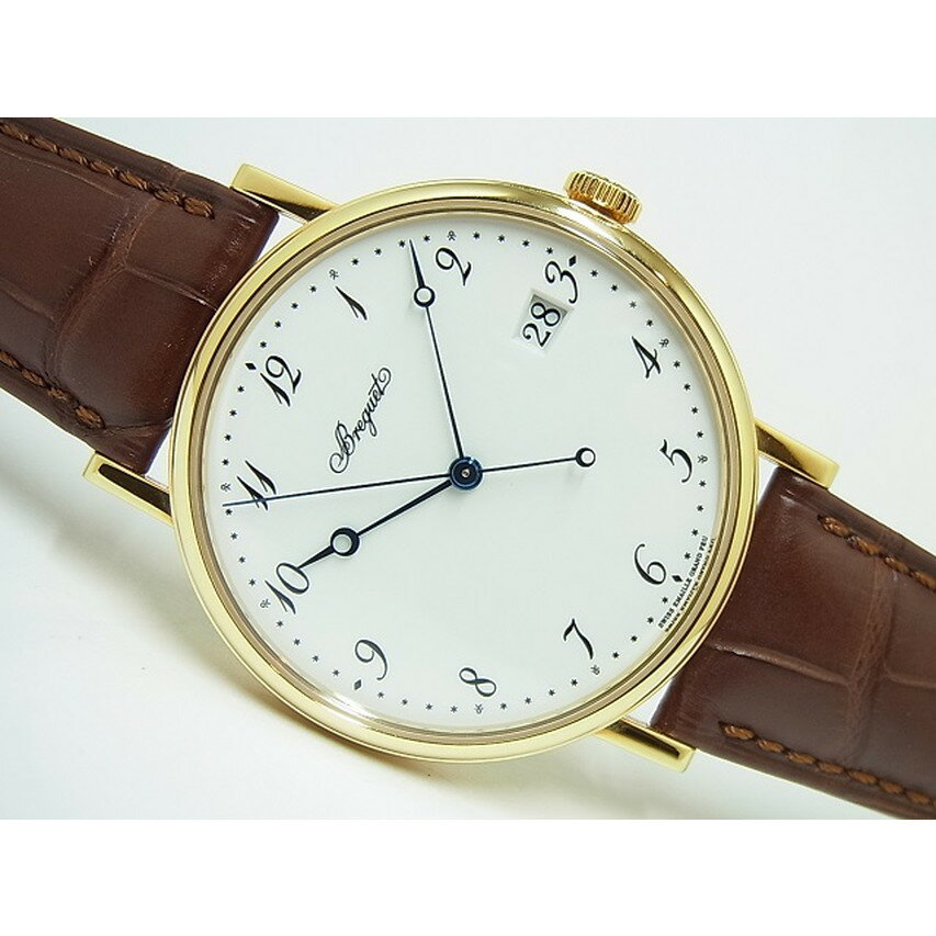 【中古】ブレゲ（BREGUET)　クラシック　18KYG 　ホワイトエナメル　5177BA/29/9 ...