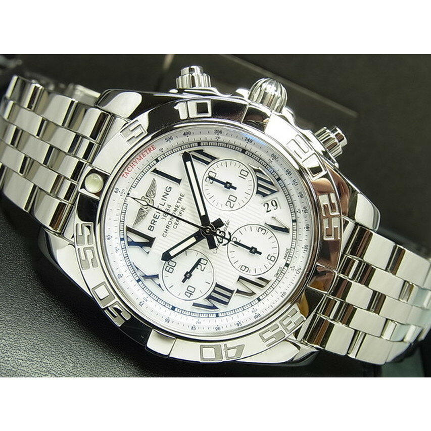 【中古】ブライトリング（BREITLING）クロノマット44　ホワイトローマ　A011A90PA　正 ...