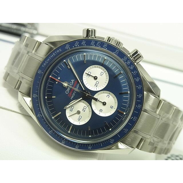 【中古】オメガ（OMEGA)　スピードマスター・プロ　東京2020 リミテッドエディション　ブルー　'20年購入