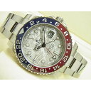 【中古】ロレックス（ROLEX）GMTマスターII　レッド/ブルー　18KWG　メテオライト　126719BLRO