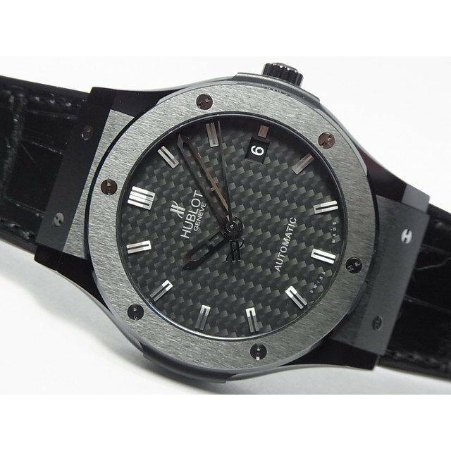 【中古】ウブロ（HUBLOT)　クラシック・フュージョン ブラックマジック　45MM　カーボンダイヤ ...