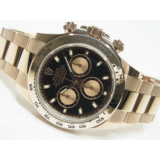 【中古】ロレックス（ROLEX）デイトナ　エバーローズゴールド　ブラック×ピンク　116505　正規品