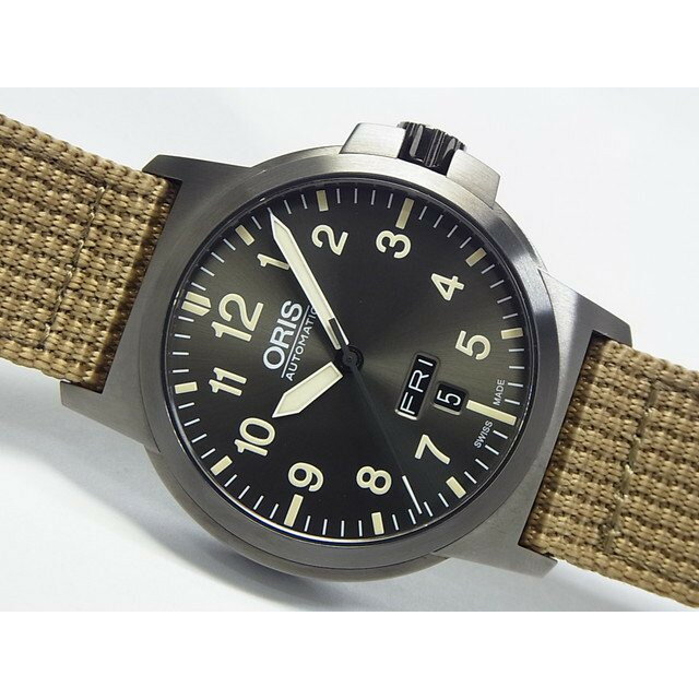 【中古】オリス（ORIS）BC3　アドバンスド　デイデイト　グレー　42MM