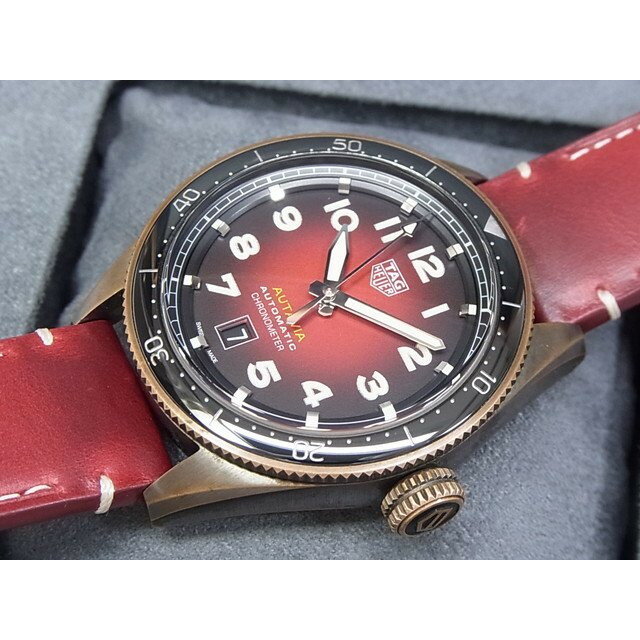 【中古】タグ・ホイヤー（TAG HEUER）オータヴィア　スぺシャルエディション　ブロンズ　42MM　WBE5192　正規品