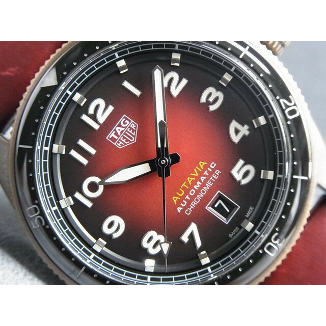 【中古】タグ・ホイヤー（TAG HEUER）オータヴィア　スぺシャルエディション　ブロンズ　42MM　WBE5192　正規品