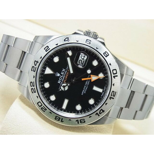 【中古】ロレックス（ROLEX）エクスプローラーII　ブラック　216570　ランダム