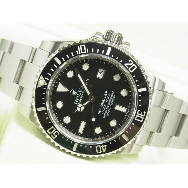 【中古】ロレックス（ROLEX）シードゥエラー4000　梨地バックル　116600　'14年購入　正規品