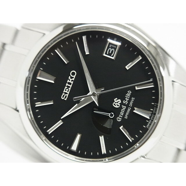 【中古】グランドセイコー（GRAND SEIKO)　9Rスプリングドライブ　ブラック　41MM　Ref.SBGA003 3