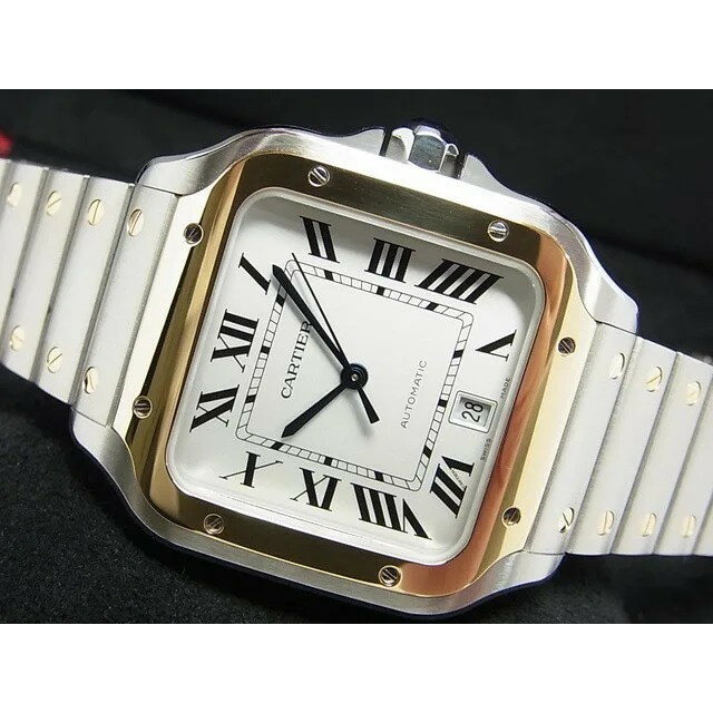 【中古】カルティエ（CARTIER）サントス ドゥ カルティエ　LM　SS&YG　W2SA0009