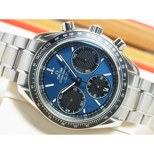 【中古】オメガ（OMEGA）スピードマスター・レーシング　40MM　ブルー×ブラック　326.30.40.50.03.001