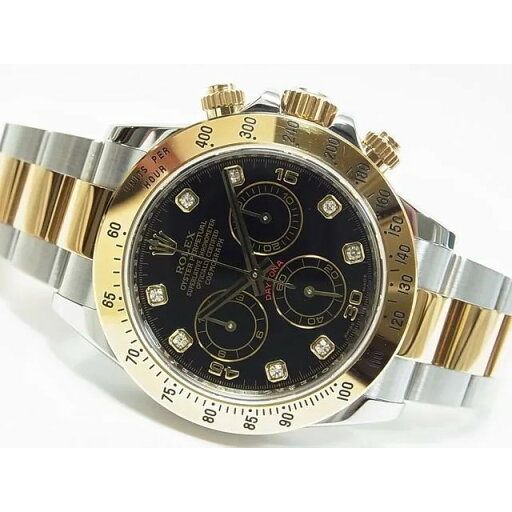 【中古】ロレックス(ROLEX)デイトナ SS&18KYG 8Pダイヤ Ref.116523G V番 【中古】ロレックス(ROLEX)デイトナ SS&18KYG 8Pダイヤ Ref.116523G V番