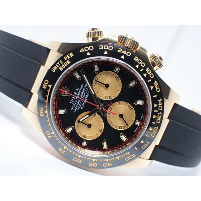 【中古】ロレックス（ROLEX）デイトナ 18KYG ブラック×シャンパン 116518LN　正規品