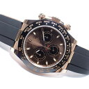 【中古】ロレックス（ROLEX） デイトナ チョコレート・ブラック 18KPGラバー 116515LN 2020年