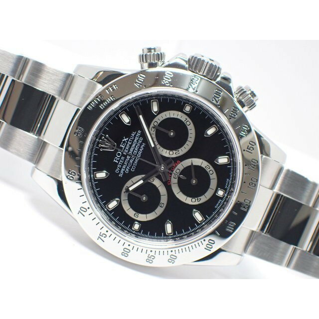 【中古】ロレックス（ROLEX） デイトナ　ステンレス　ブラック　116520　V番