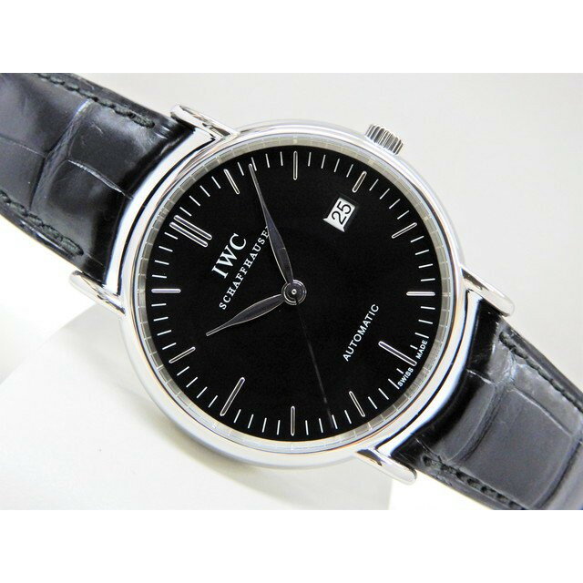 【中古】IWC （アイダブリューシー） ポートフィノ・オートマチック　ブラック　IW356305