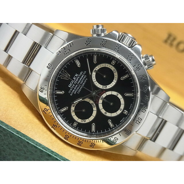 【中古】ロレックス（ROLEX）デイトナ　ブラック文字盤　16520　最終P品番