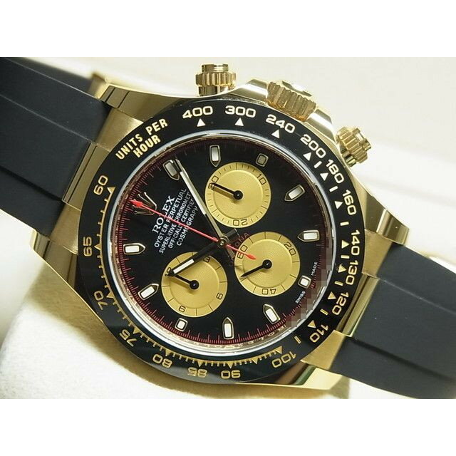 【中古】ロレックス（ROLEX）デイトナ　18KYG　ブラック×シャンパン　116518LN