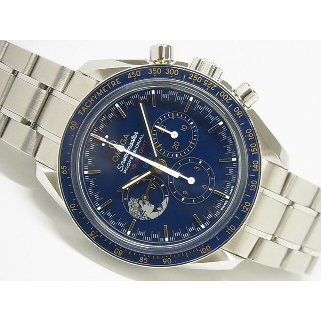 【中古】オメガ（OMEGA）スピードマスター・ムーンウォッチ　アポロ17号45周年　1972本限定