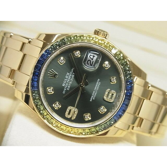 【中古】ロレックス（ROLEX）デイトジャスト・パールマスター 39　18KYG　サファイアベゼル　86348SABLV