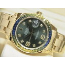 【中古】ロレックス（ROLEX）デイトジャスト・パールマスター 39　18KYG　サファイアベゼル　86348SABLV