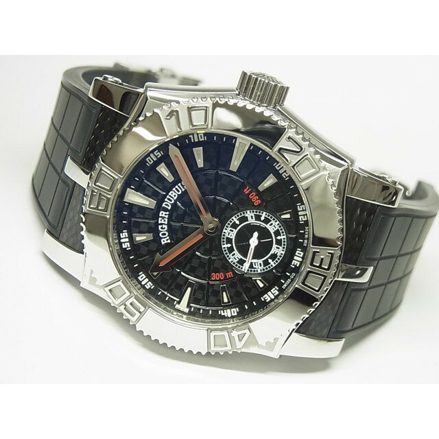 【中古】ロジェ・デュブイ（ROGER DUBUIS）イージーダイバー　43MM　カーボンダイヤル　正規品