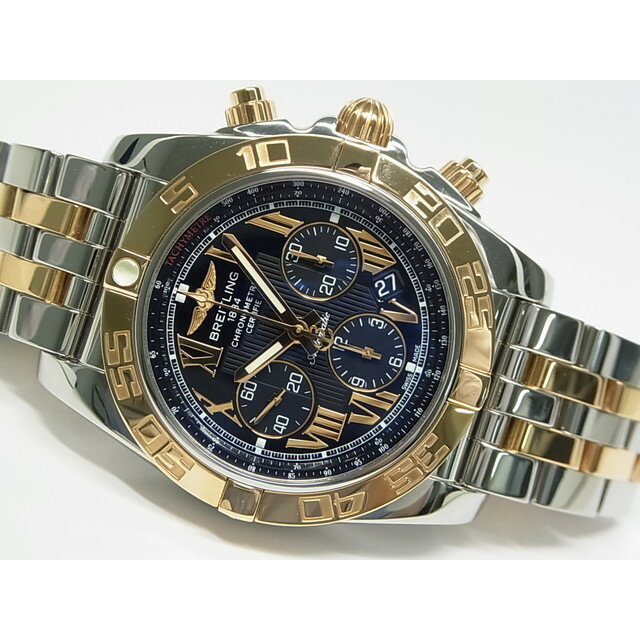 【中古】ブライトリング（BREITLING）クロノマット44　SS×RGコンビ　C011B57PAC