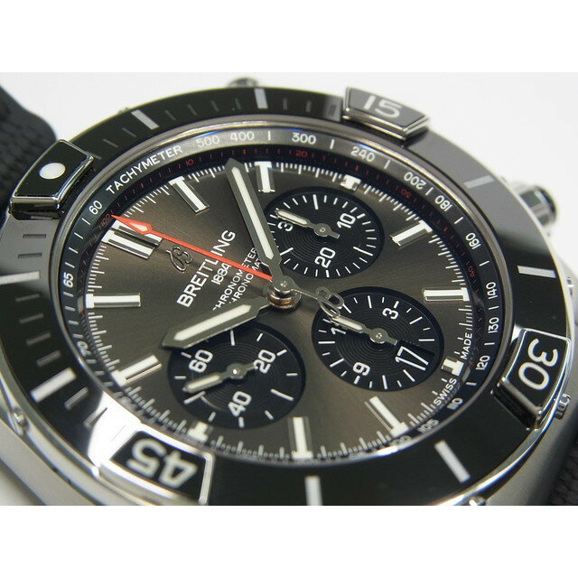 【中古】ブライトリング（BREITLING）スーパー クロノマット B01 44　ブラック文字盤