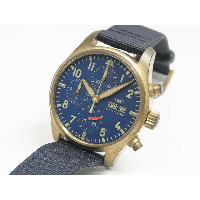 【中古】IWC（アイダブリューシー）パイロット・ウォッチ・クロノグラフ 41　ブロンズ