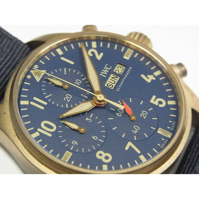 【中古】IWC（アイダブリューシー）パイロット・ウォッチ・クロノグラフ 41　ブロンズ