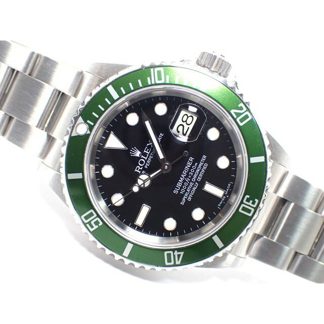 【中古】ロレックス（ROLEX） グリーンサブ　16610LV　Z番