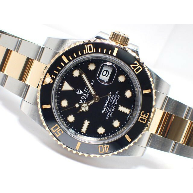 【中古】ロレックス（ROLEX） サブマリーナ デイト　コンビ　ブラック　Ref.116613LN